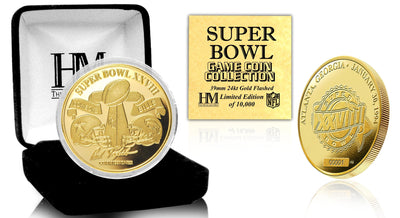 Highland Mint Super Bowl XXVIII 24kt Gold Flip Coin