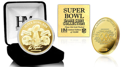 Highland Mint Super Bowl XXX 24kt Gold Flip Coin