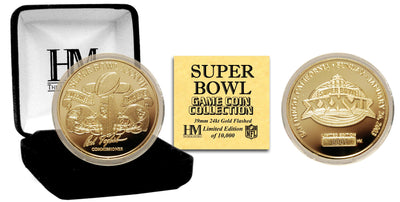 Highland Mint Super Bowl XXXVII 24kt Gold Flip Coin