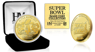 Highland Mint Super Bowl XLI 24kt Gold Flip Coin - Limited Edition /10,000