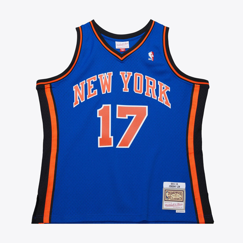 Mitchell & Ness Jeremy Lin Royal New York Knicks 2011/12 Swingman Jersey