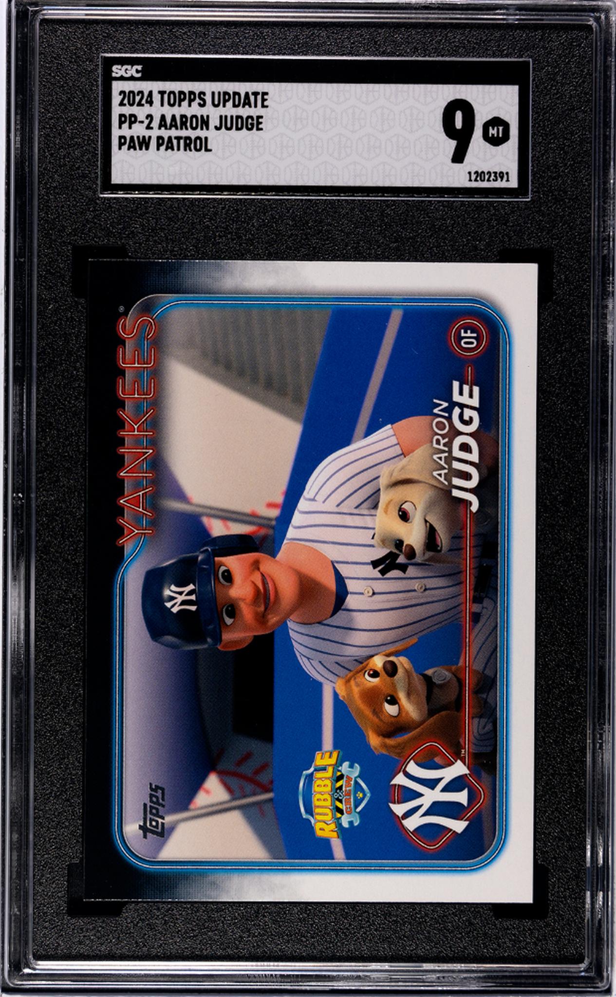 2024 Topps Update #PP-2 Aaron Judge Paw Patrol SGC 9