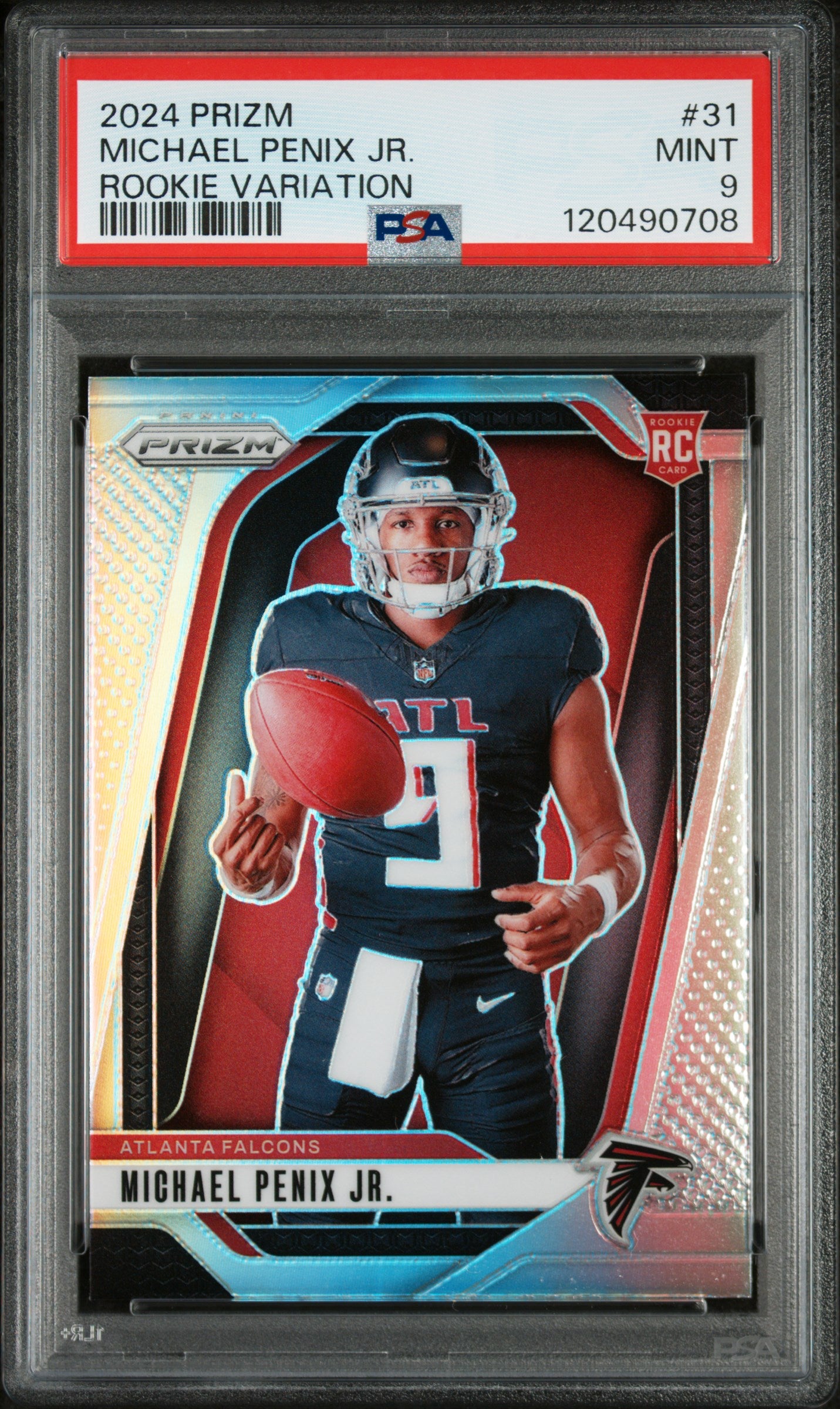 2024 Panini Prizm Rookie Variation Michael Penix Jr. #31 PSA 9