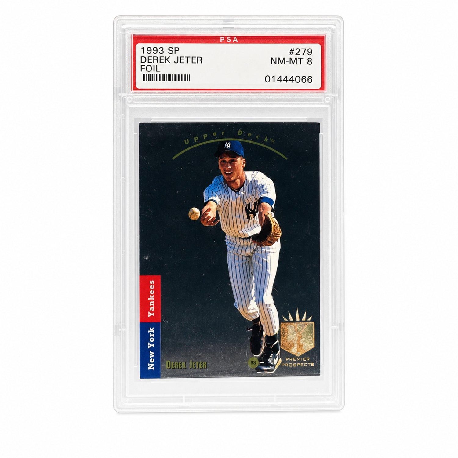 1993 SP Foil Derek Jeter #279 PSA 8