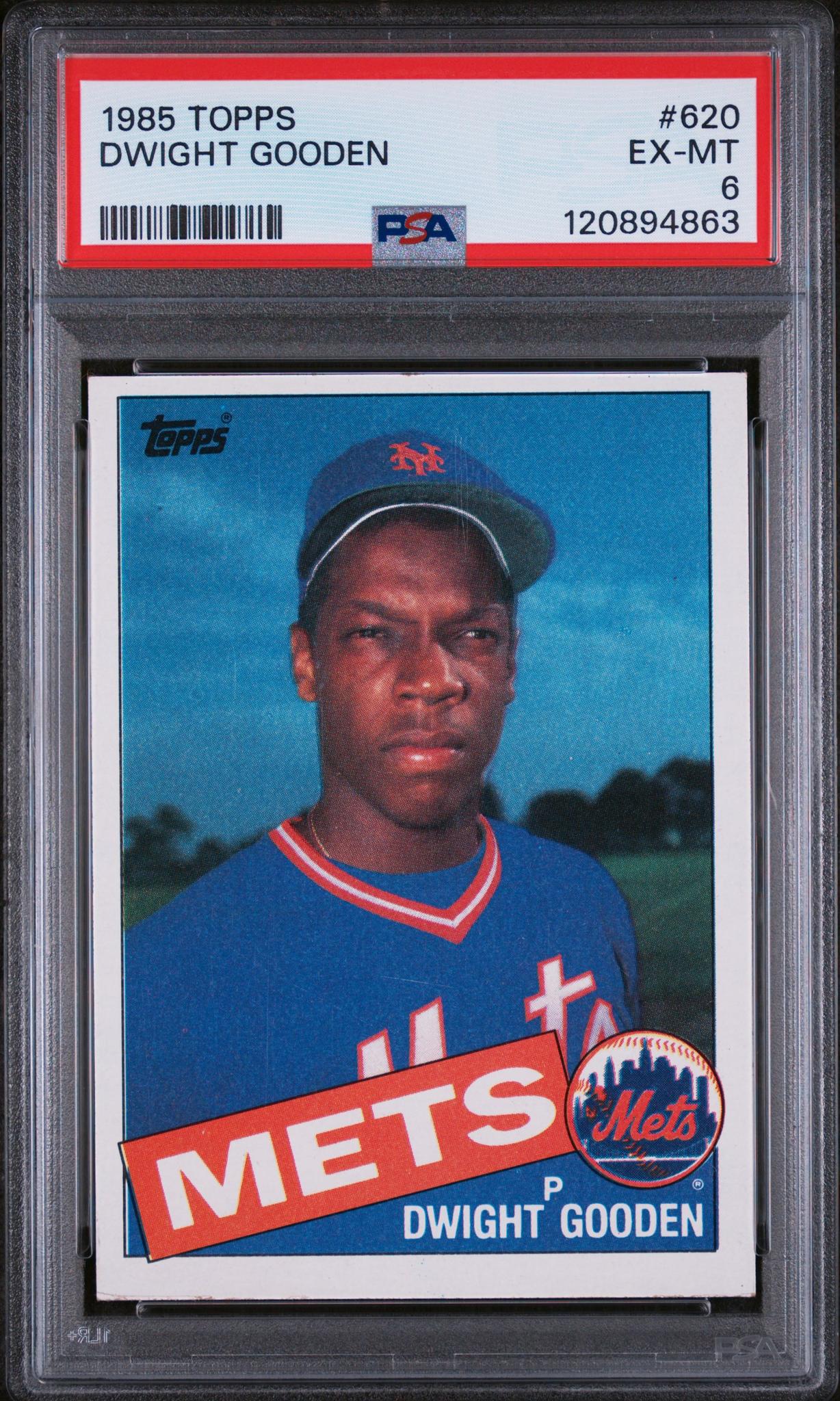 1985 Topps Dwight Gooden #620 PSA 6