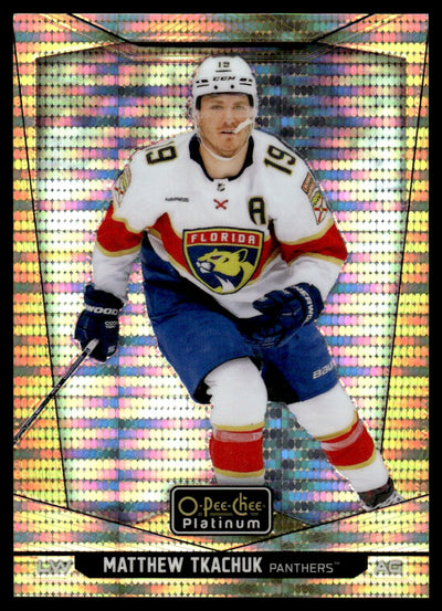 2024-25 O-Pee-Chee Platinum Matthew Tkachuk #6 Seismic Gold /50