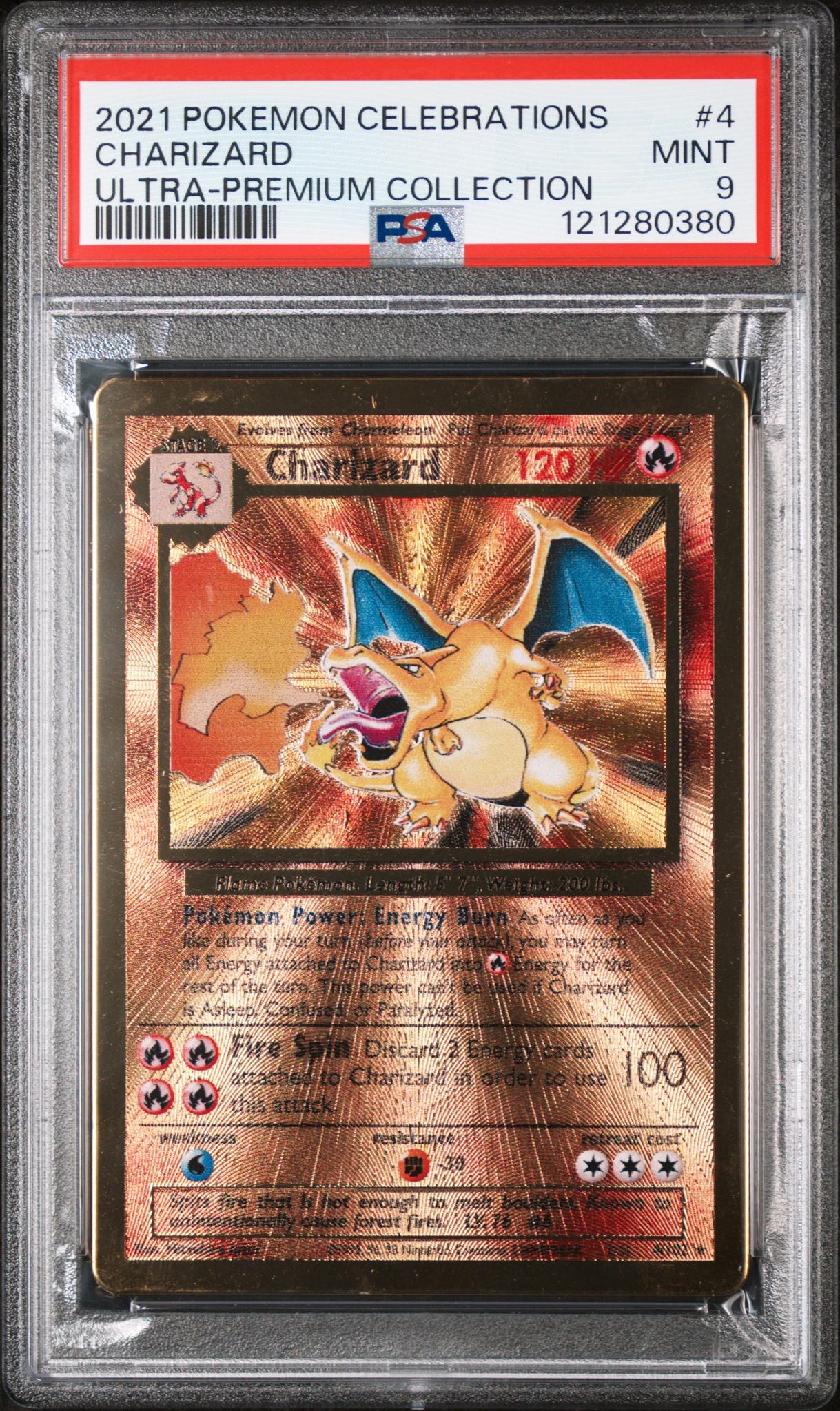 2021 Pokemon Celebrations #4 Charizard Ultra-Premium Collection PSA 9