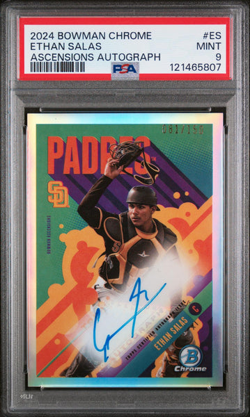 2024 Bowman Chrome Bowman Ascensions Ethan Salas #BAA-ES Auto /150