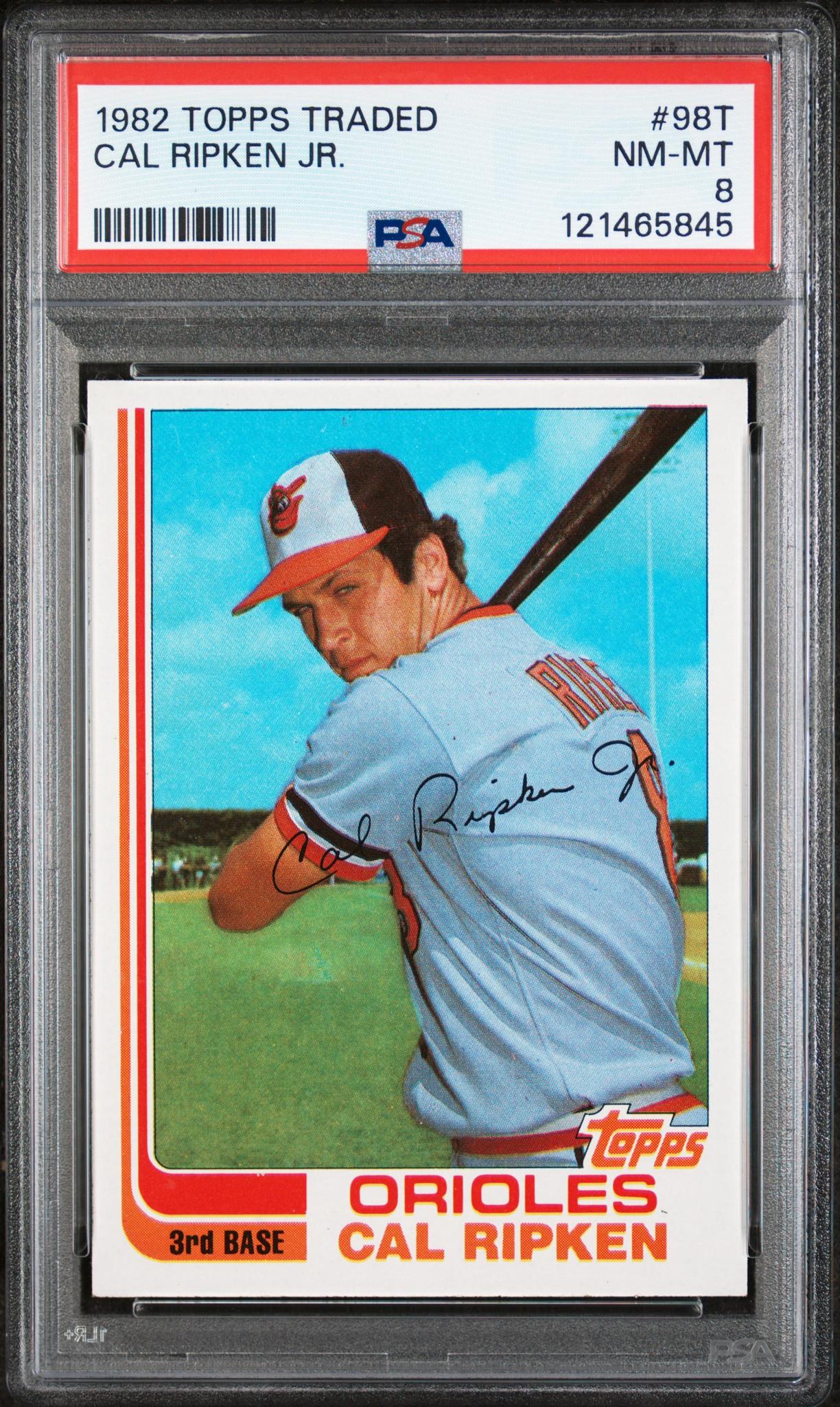 1982 Topps Traded Cal Ripken Jr. #98T PSA 8