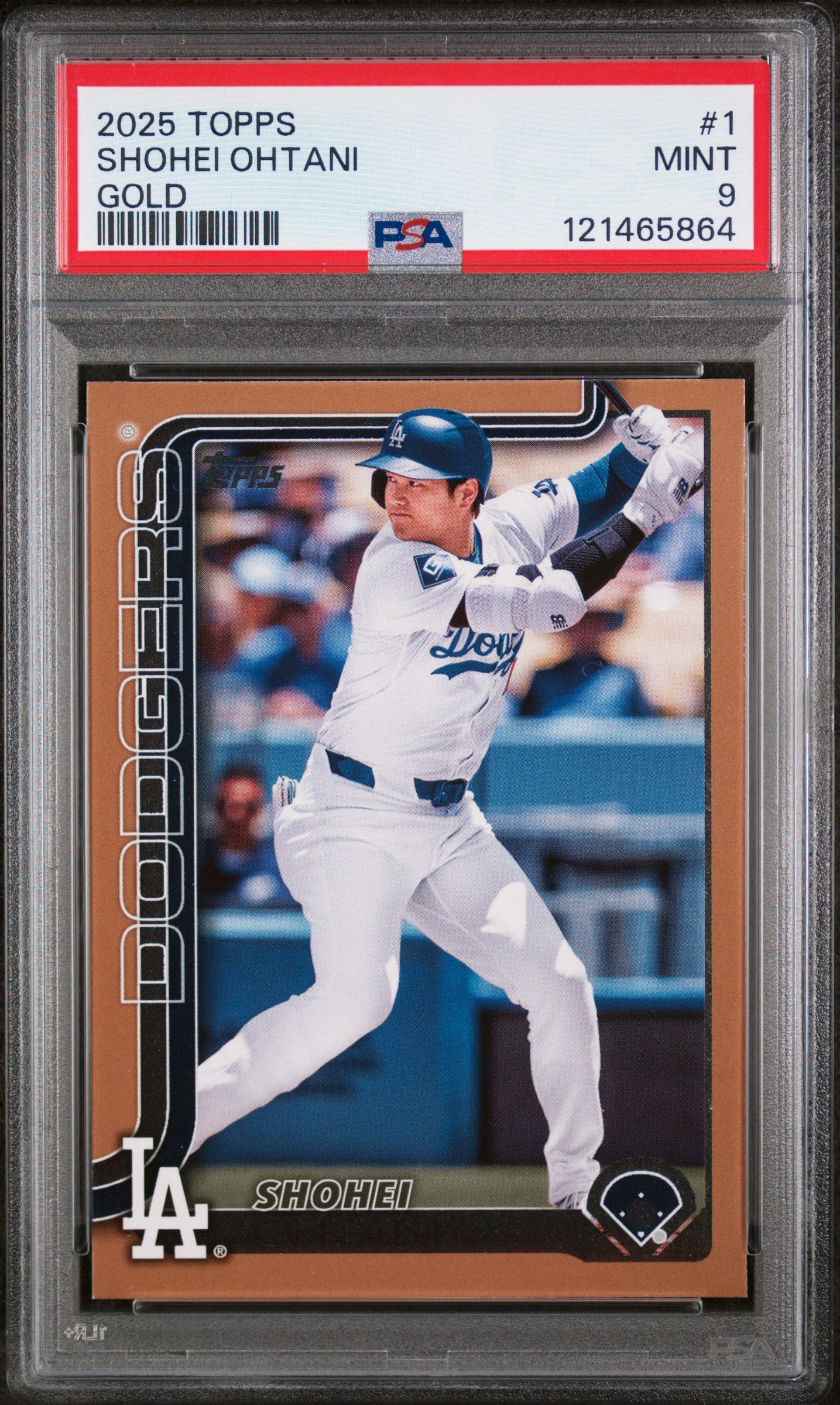 2025 Topps Series 1 Gold Shohei Ohtani #1 /2025 PSA 9