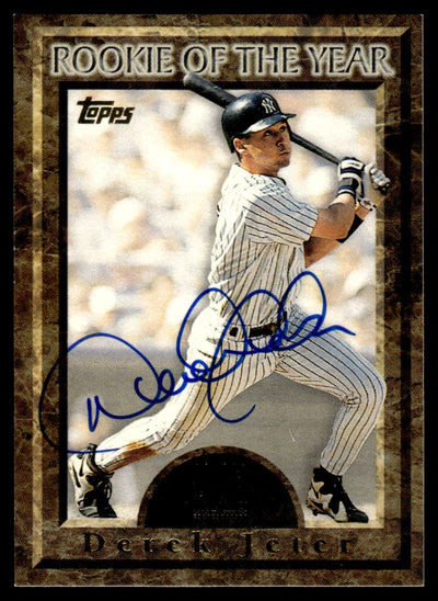 1997 Topps Rookie of the Year Derek Jeter Auto