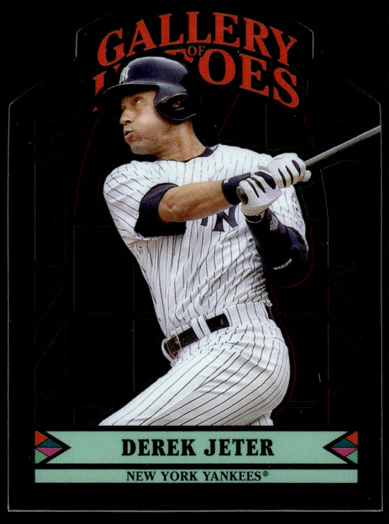 2022 Topps Gallery GOH-22 Derek Jeter Gallery of Heroes Stained Glass