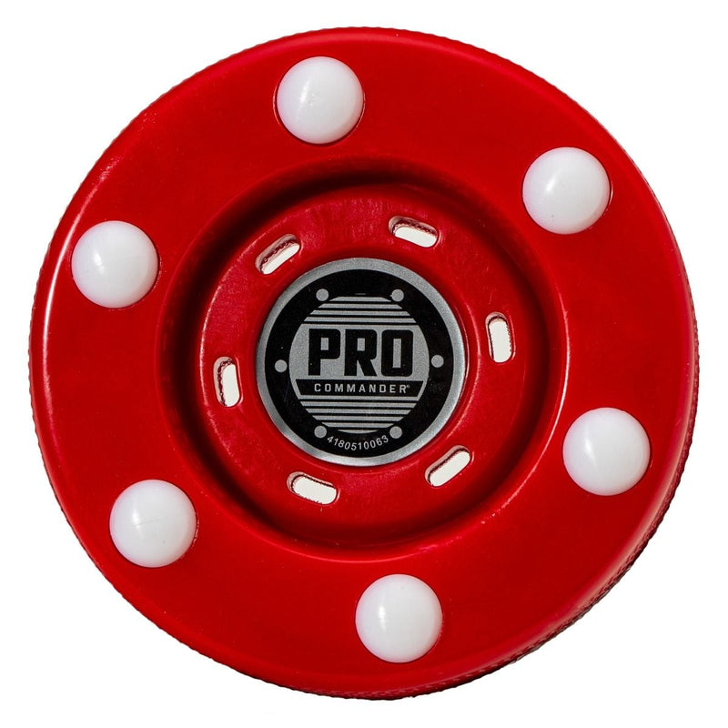 Franklin Sports Pro Commander Street Hockey Puck - Red