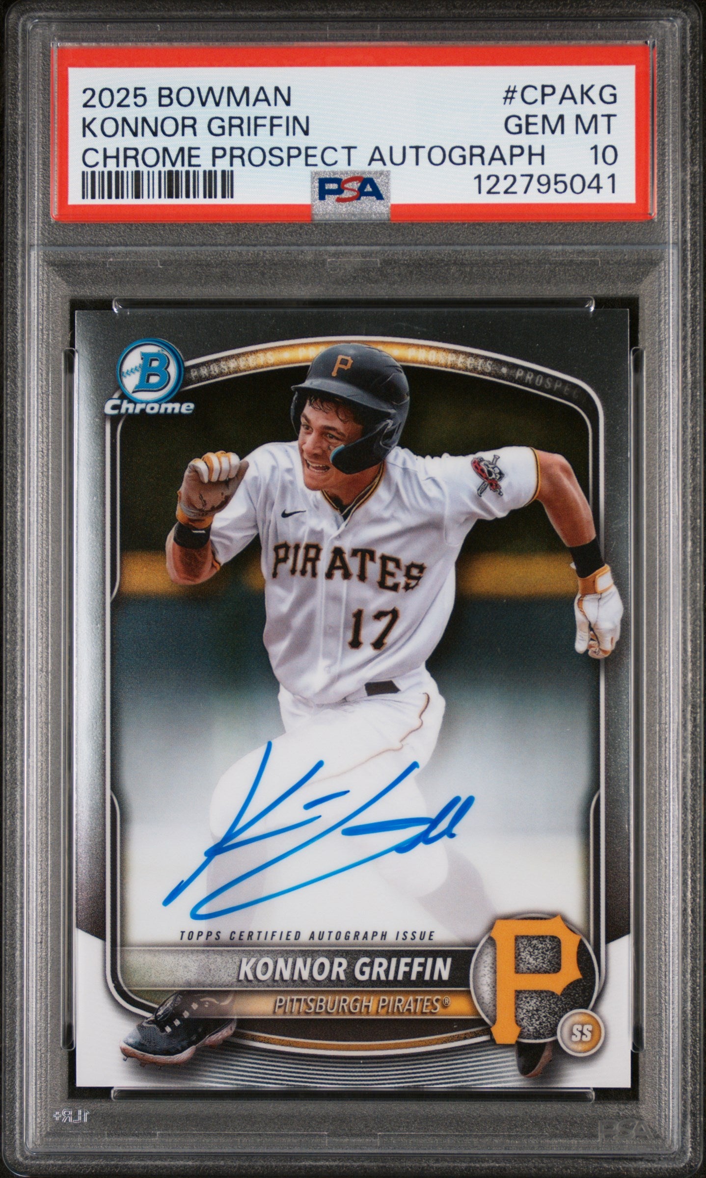 2025 Bowman Bowman Konnor Griffin #CPA-KG PSA 10