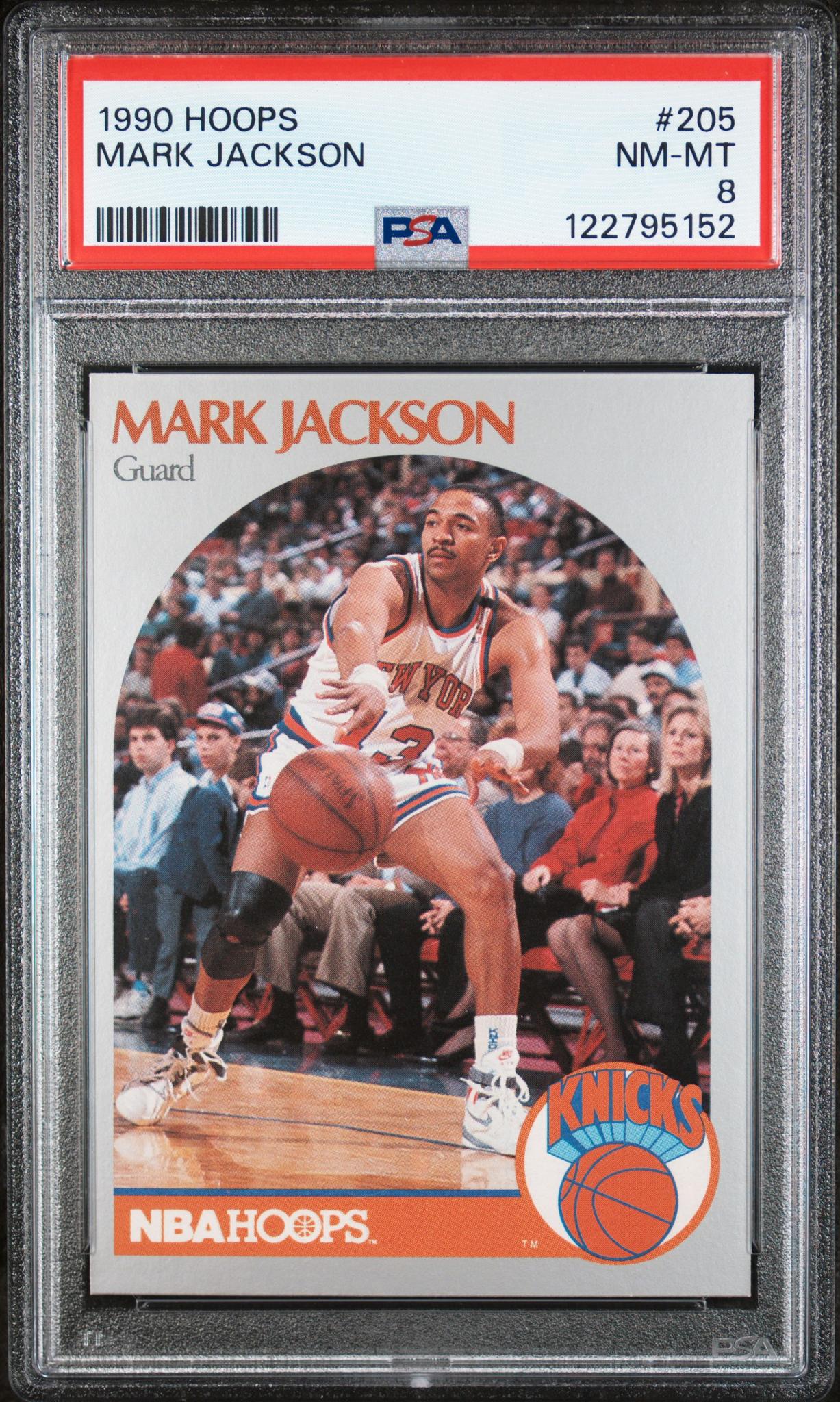 1990 Hoops Mark Jackson #205 PSA 8