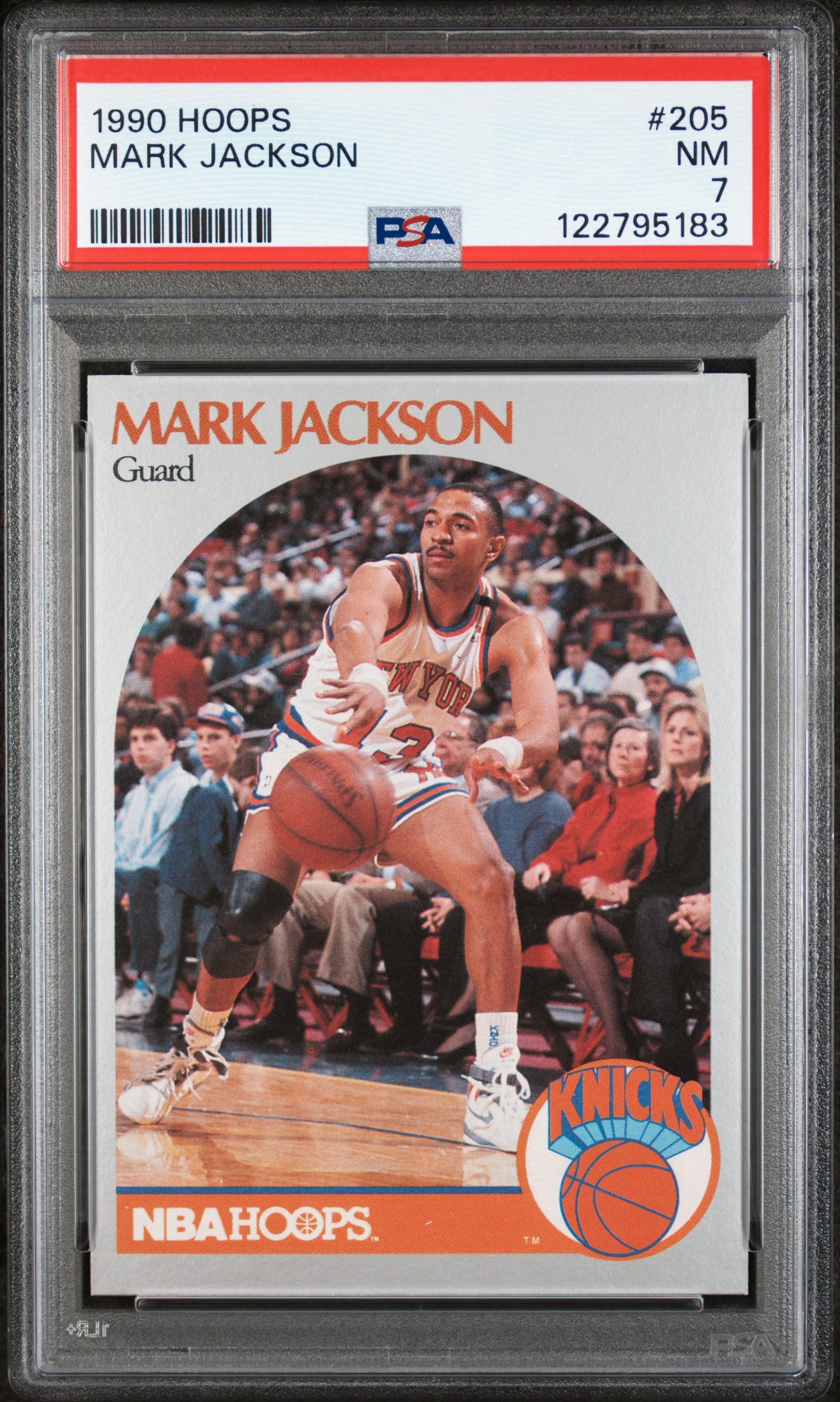 1990 Hoops #205 Mark Jackson PSA 7