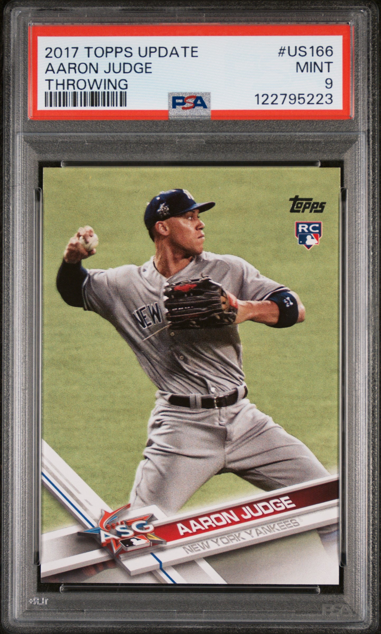 2017 Topps Update Aaron Judge #US166 RC PSA 9