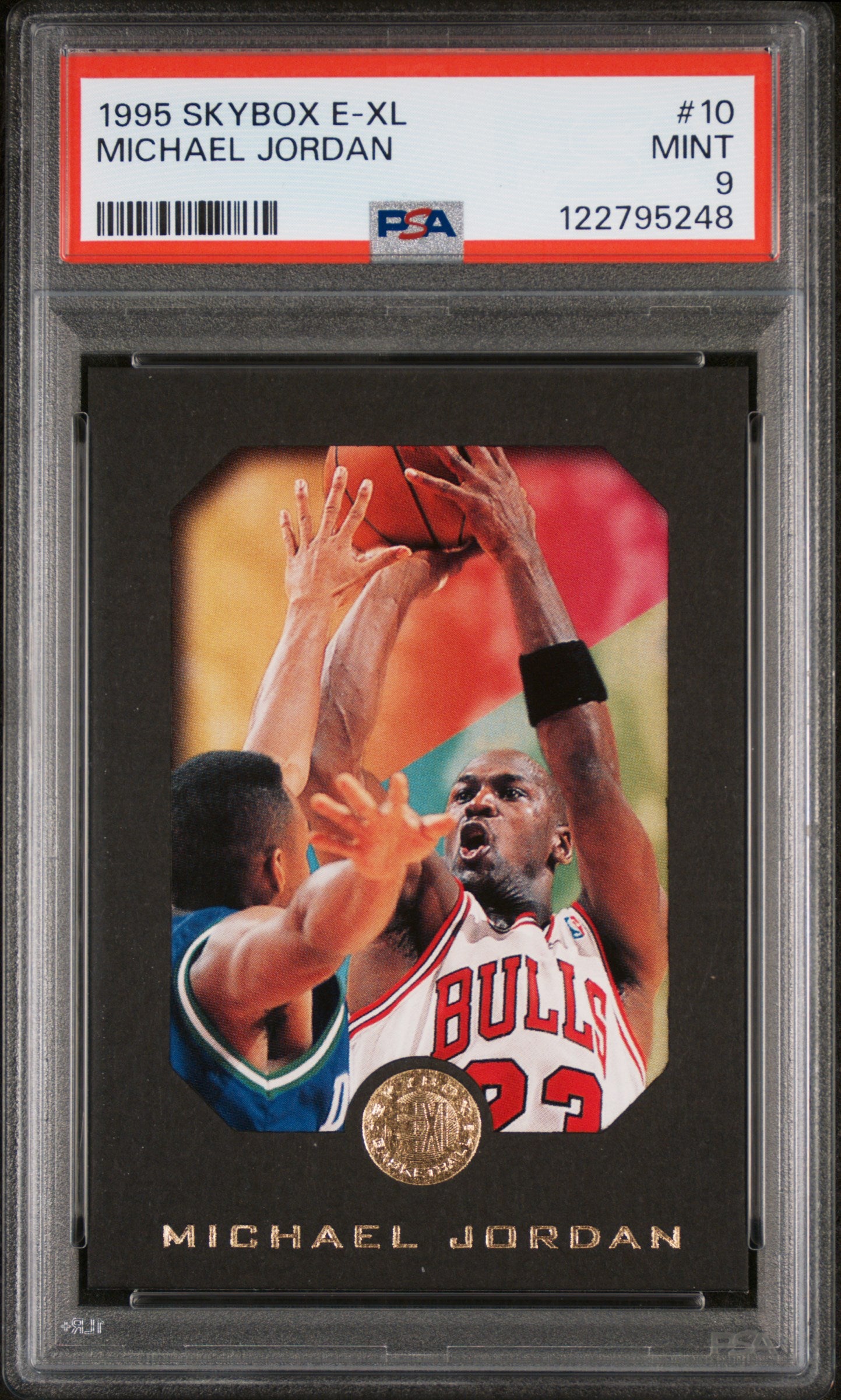 1995 SkyBox E-XL Michael Jordan #10 PSA 9
