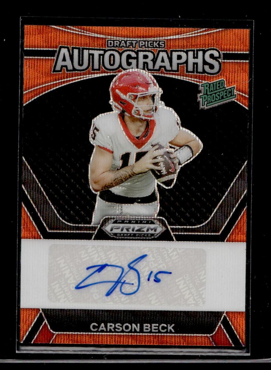 2024 Panini Prizm Draft Picks Carson Beck #DPA-CBE Auto