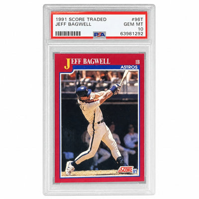 1991 Score Traded Jeff Bagwell #96T PSA 10