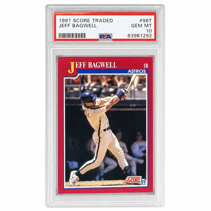 1991 Score Traded Jeff Bagwell #96T PSA 10
