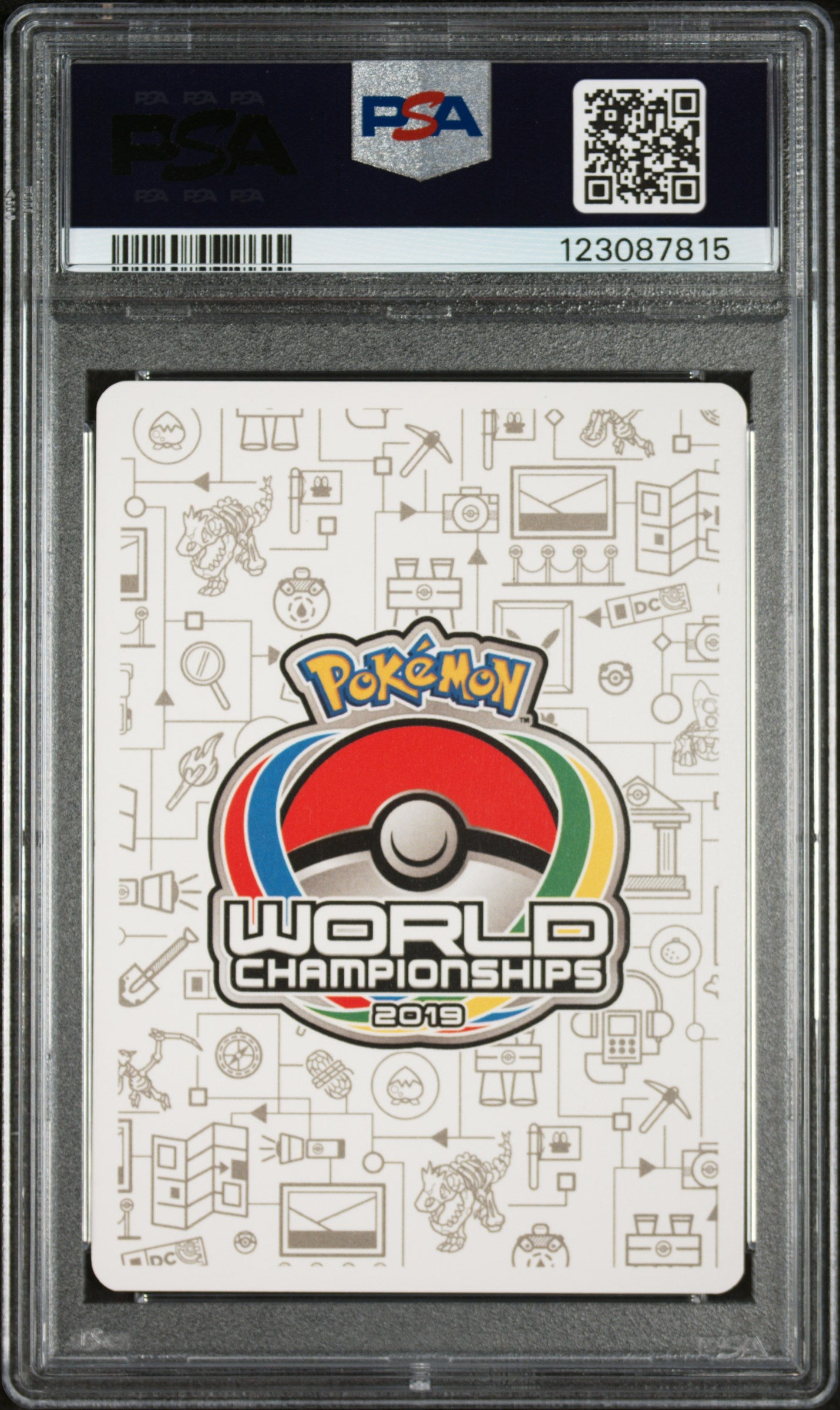 2019 Pokemon 2019 World Championships Deck: Fire Box Rshrm. Charizard Gx #20 PSA 9