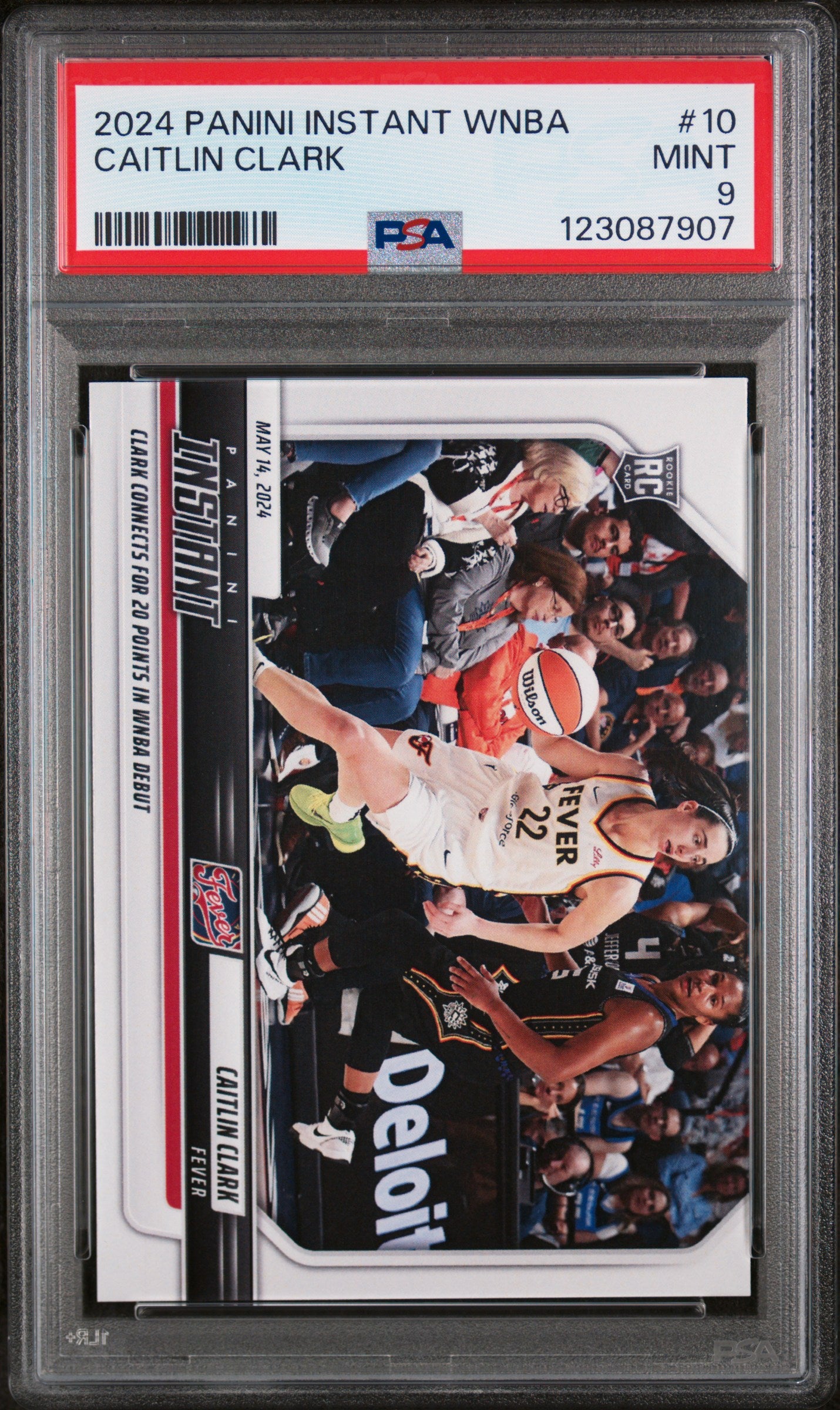 2024 Panini Instant WNBA Caitlin Clark #10 /1 PSA 9