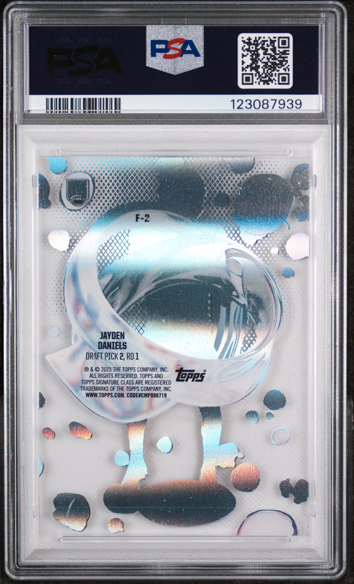 2024 Topps Signature Class Fluidity Jayden Daniels #F-2 PSA 9