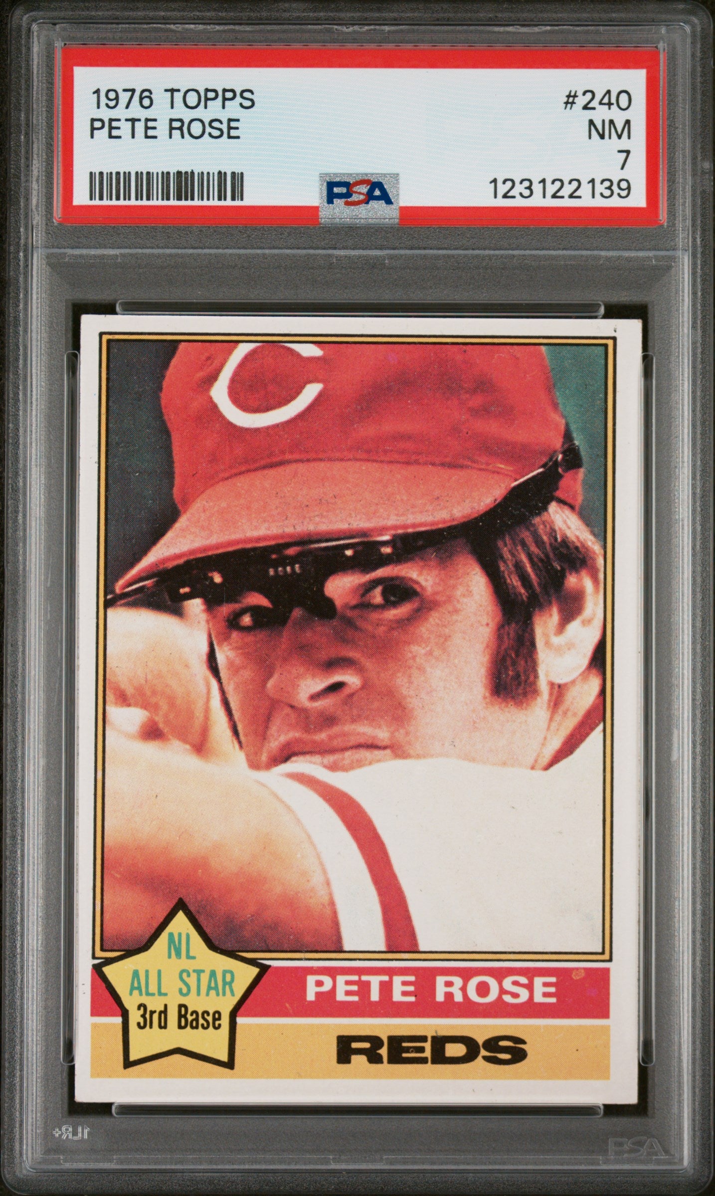 1976 Topps Pete Rose #240 PSA 7