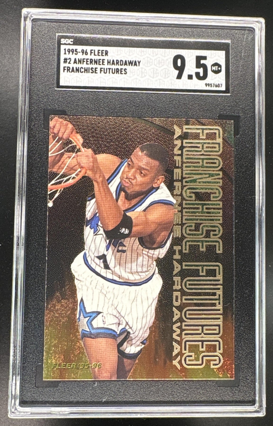 1995 Fleer #2 Anfernee Hardaway Franchise Futures SGC 9.5