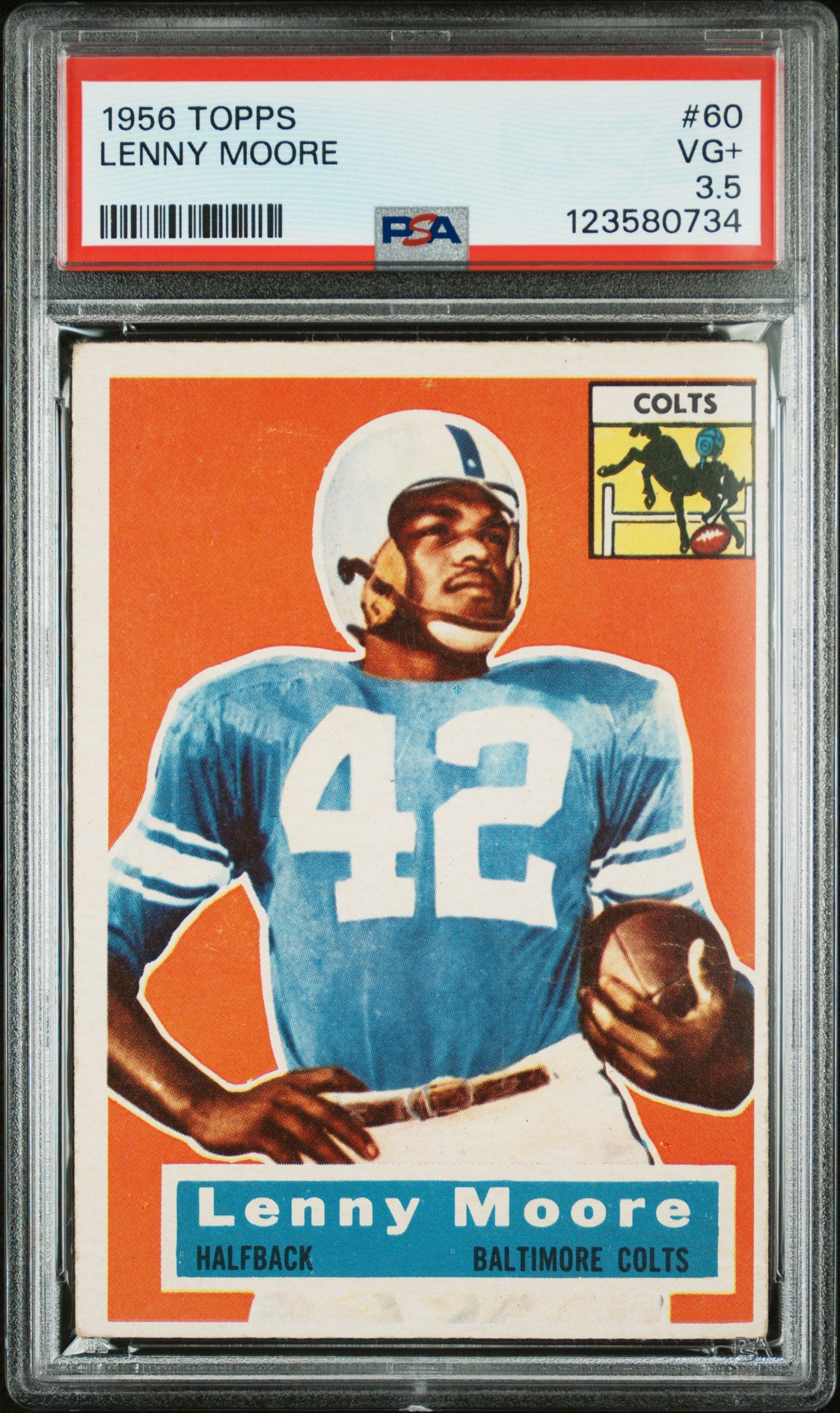 1956 Topps Lenny Moore #60 PSA 3.5