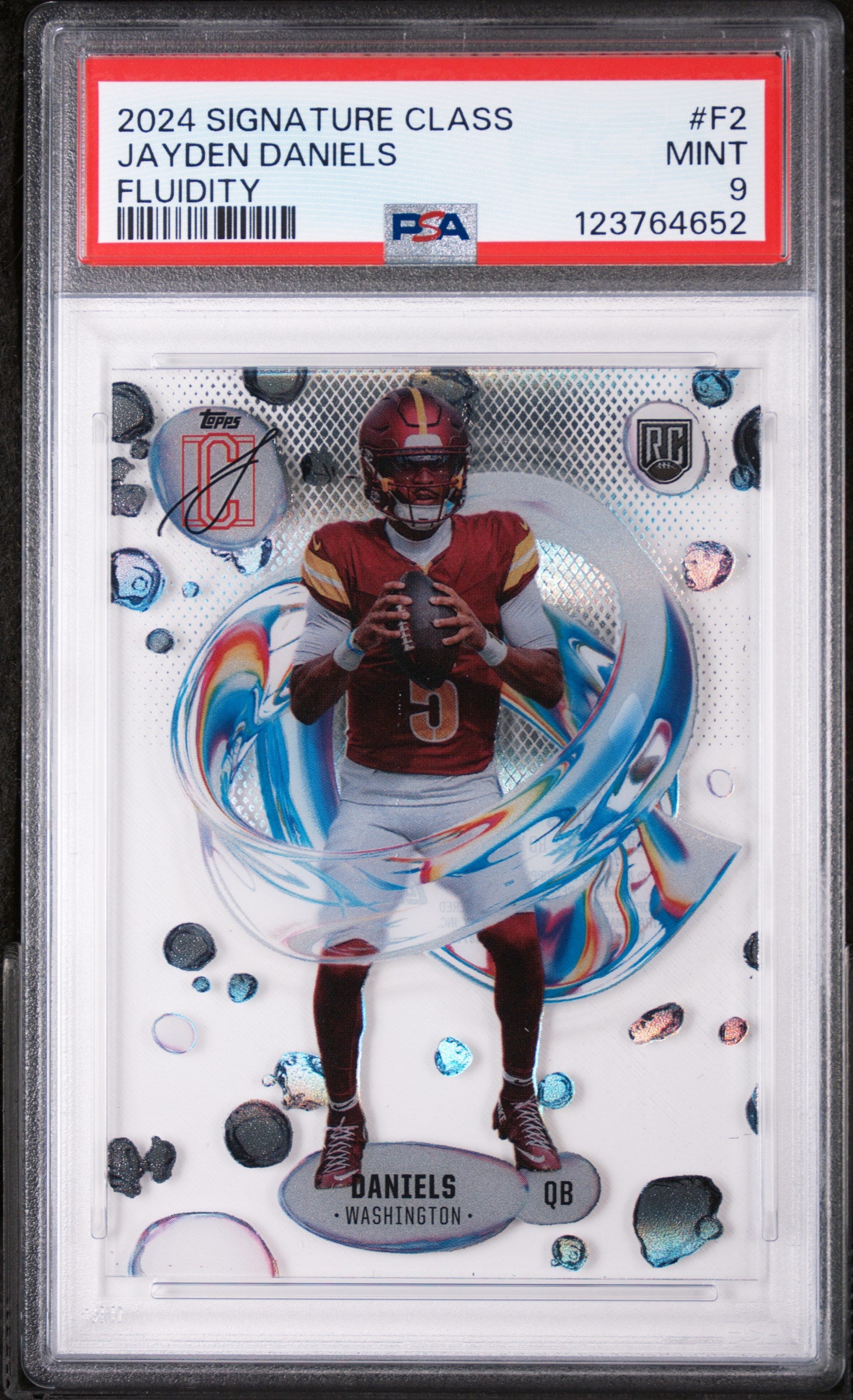2024 Topps Signature Class Fluidity Jayden Daniels #F-2 PSA 9