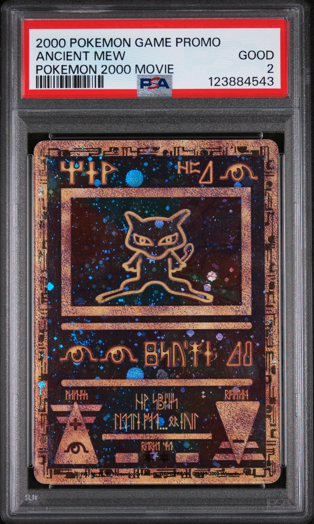 2000 Pokemon Game Promo '00 Movie Ancient Mew PSA 2