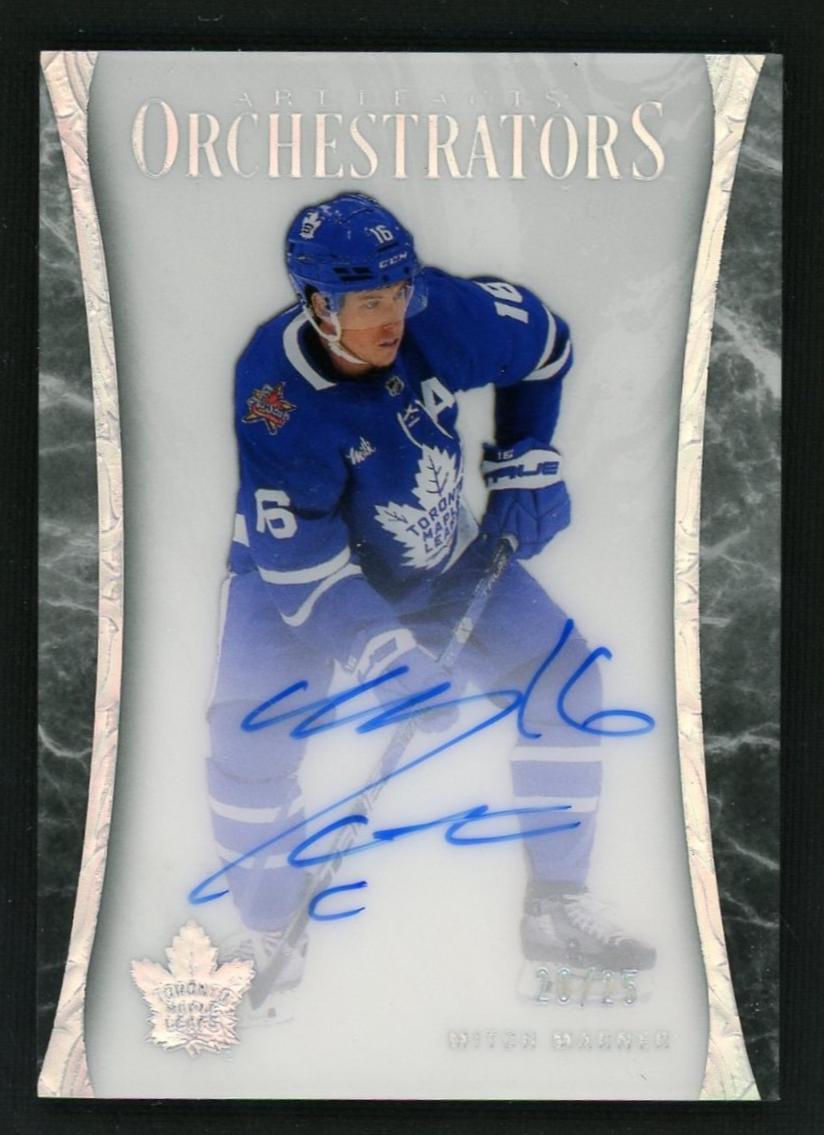 2024 Upper Deck Artifacts O-MM Mitch Marner Orchestrators 25/25 Auto