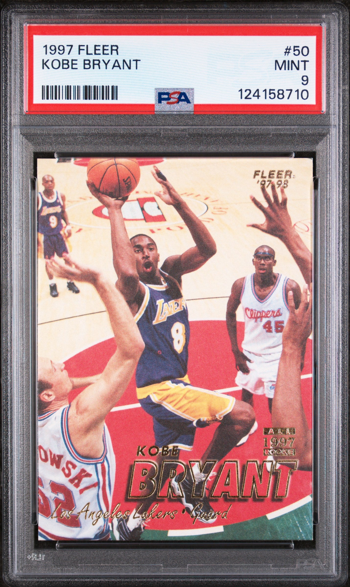1997 Fleer Kobe Bryant #50 PSA 9