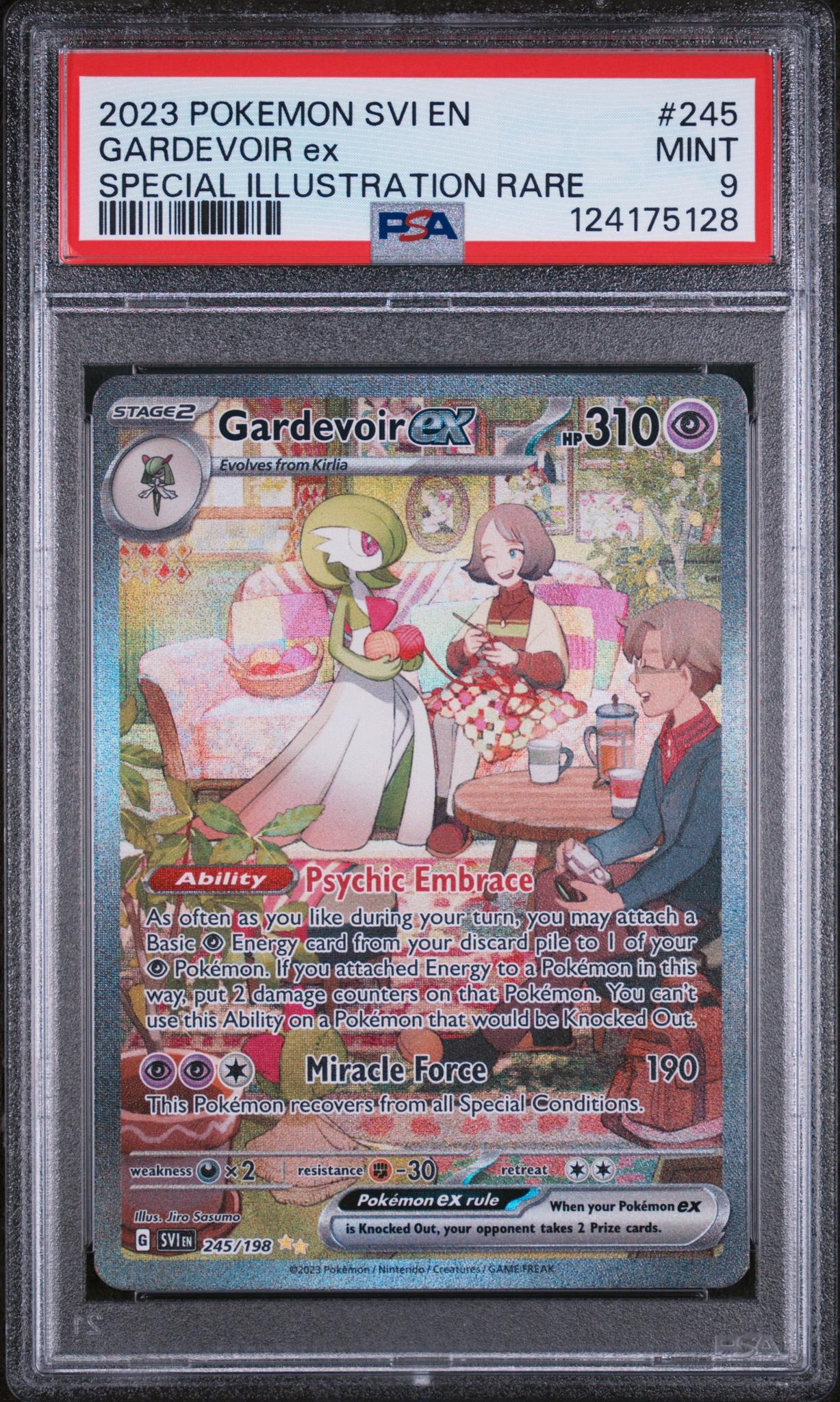 2023 Pokemon Scarlet and Violet Special Illustration Rare Gardevoir Ex #245 PSA 9