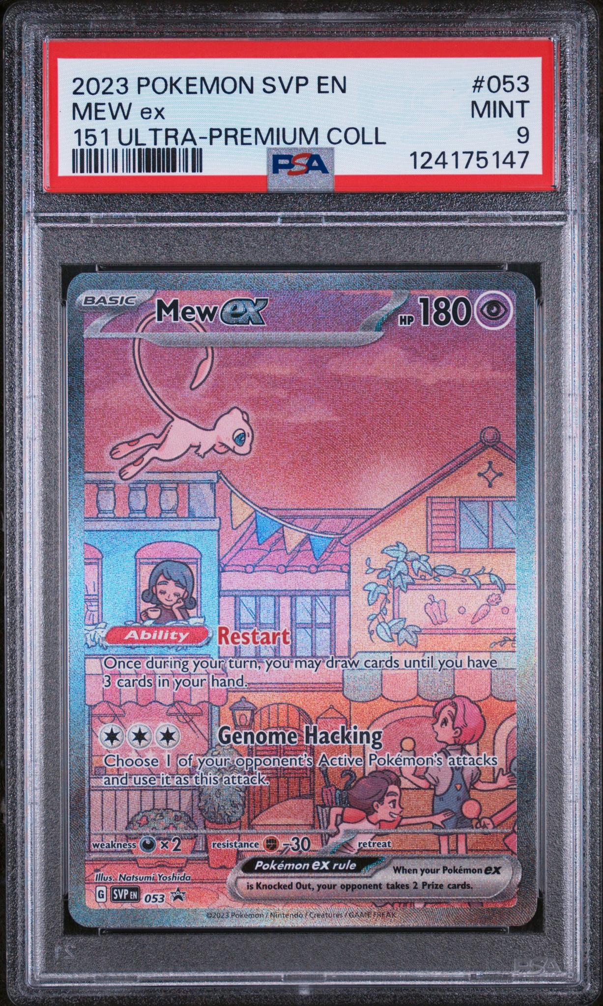2023 Pokemon Scarlet and Violet Black Star Promo 151 Ultra Premium Collection Mew Ex #053 PSA 9