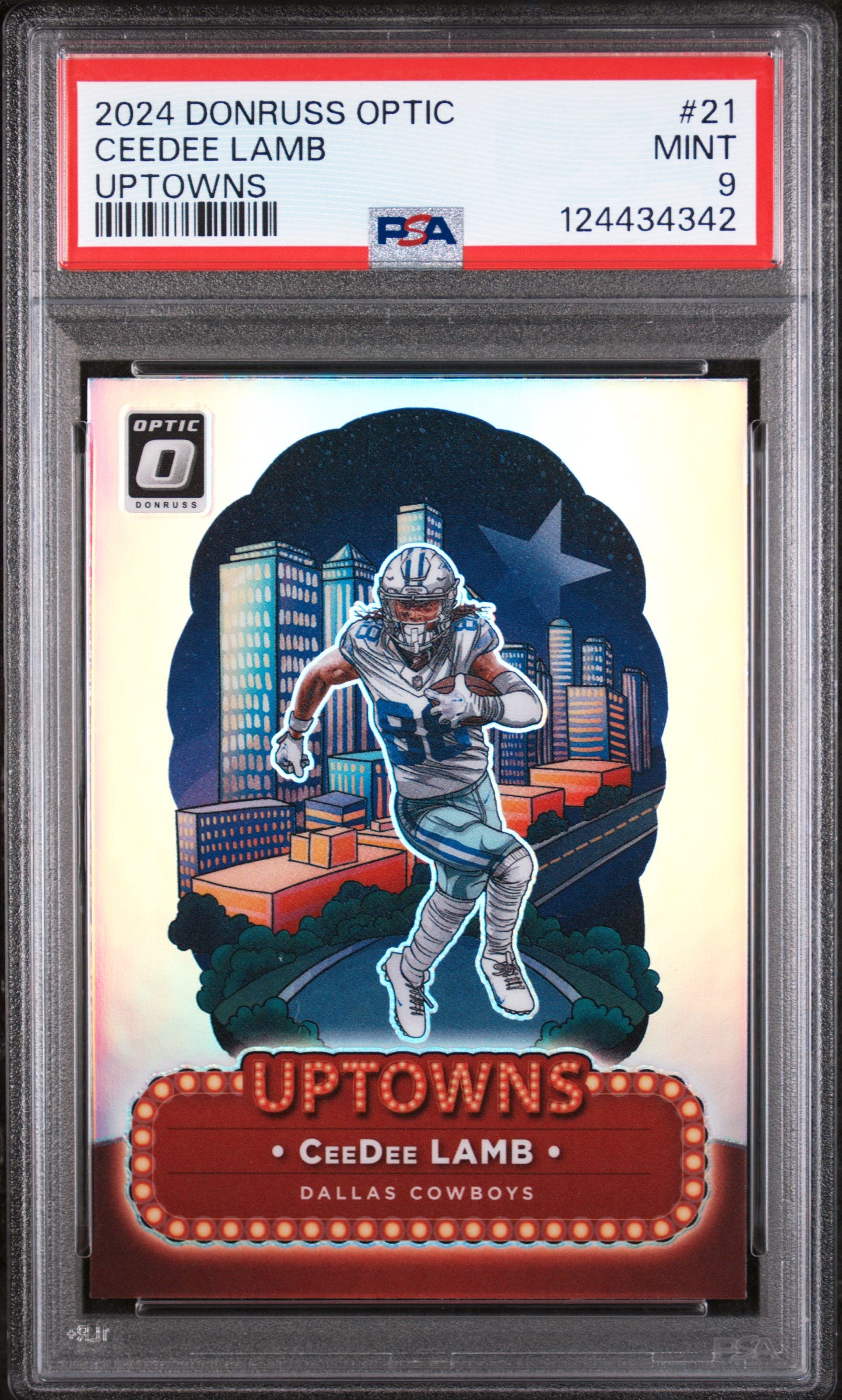 2024 Panini Donruss Optic Ceedee Lamb #21 PSA 9