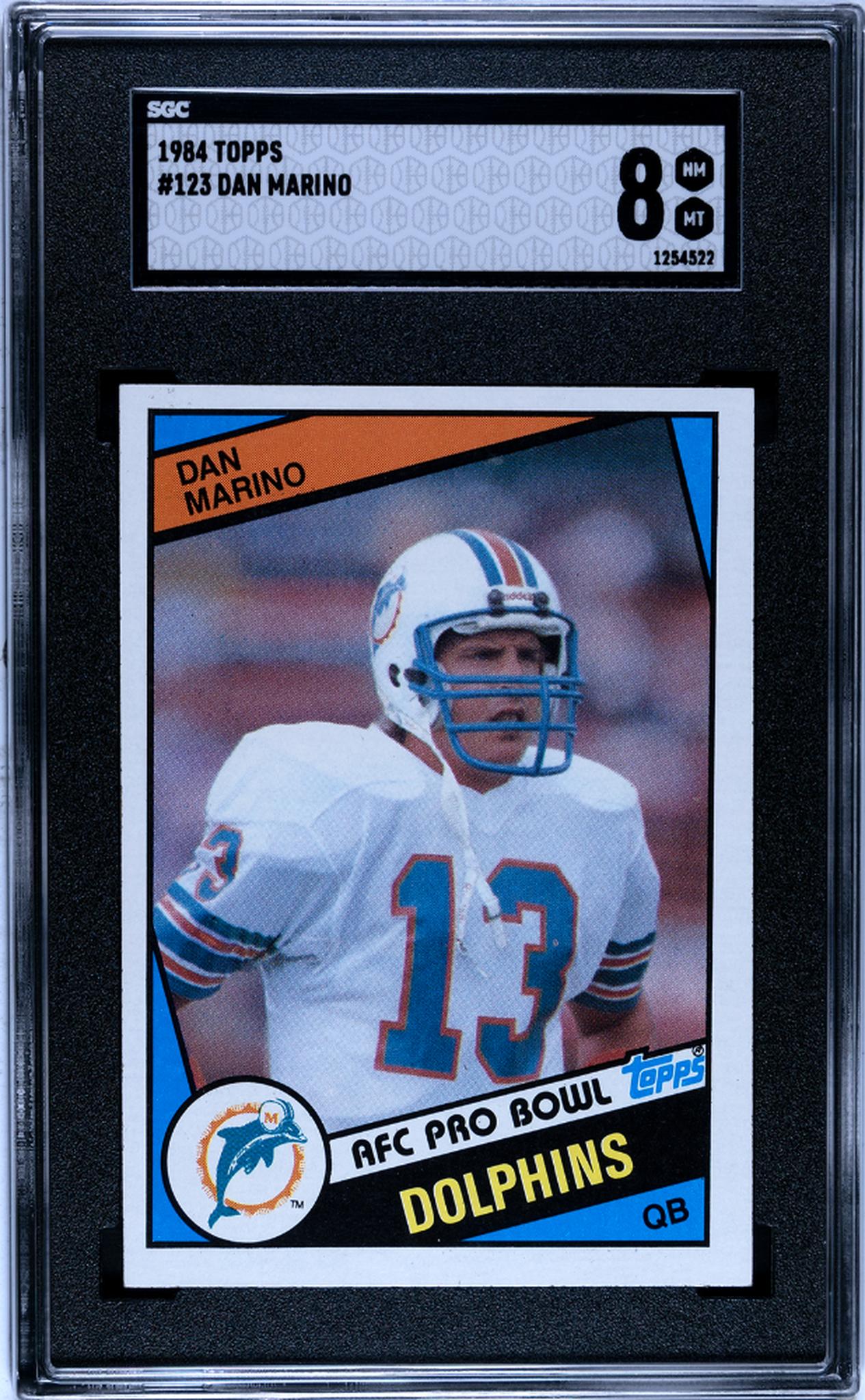 1984 Topps Dan Marino #123 SGC 8 Rookie RC