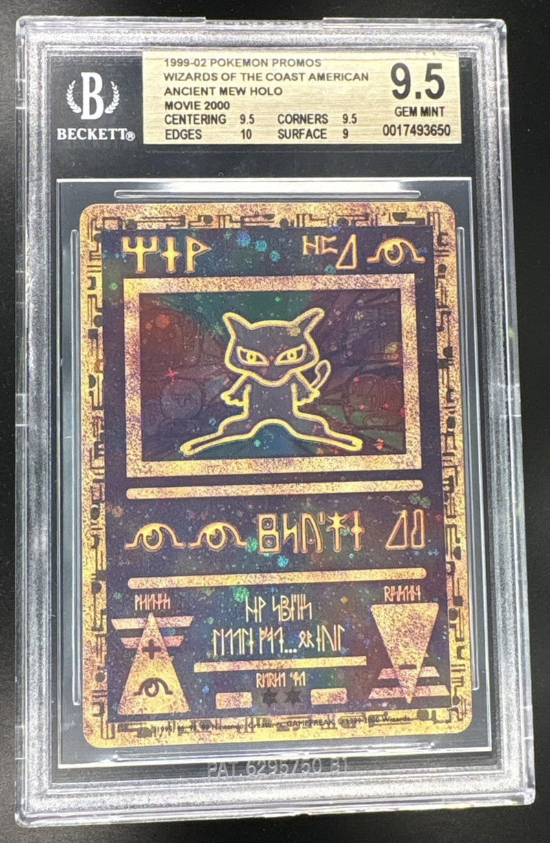 2000 Pokemon Game Promo Pokemon Movie Ancient Mew BGS 9.5