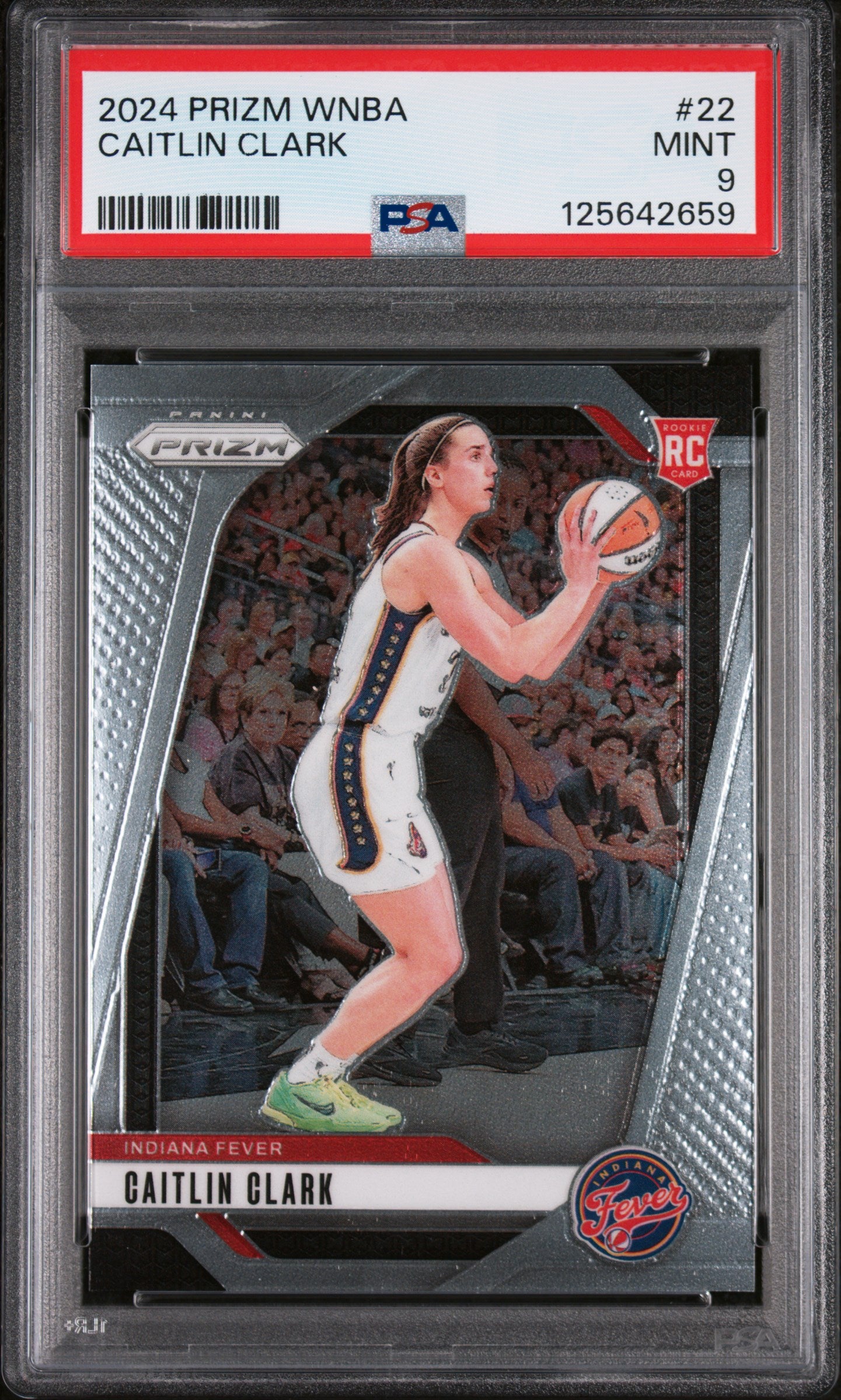 2024 Panini Prizm WNBA Caitlin Clark #22 PSA 9