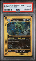 2002 Pokemon Expedition Holo Tyranitar #29 PSA 4 – Monmouth Sports Cards