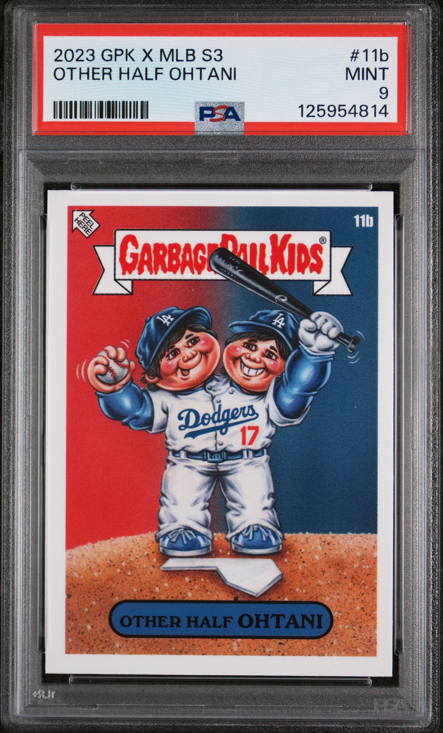 2023 Topps Garbage Pail Kids X MLB Series 3 Other Half Ohtani #11B PSA 9