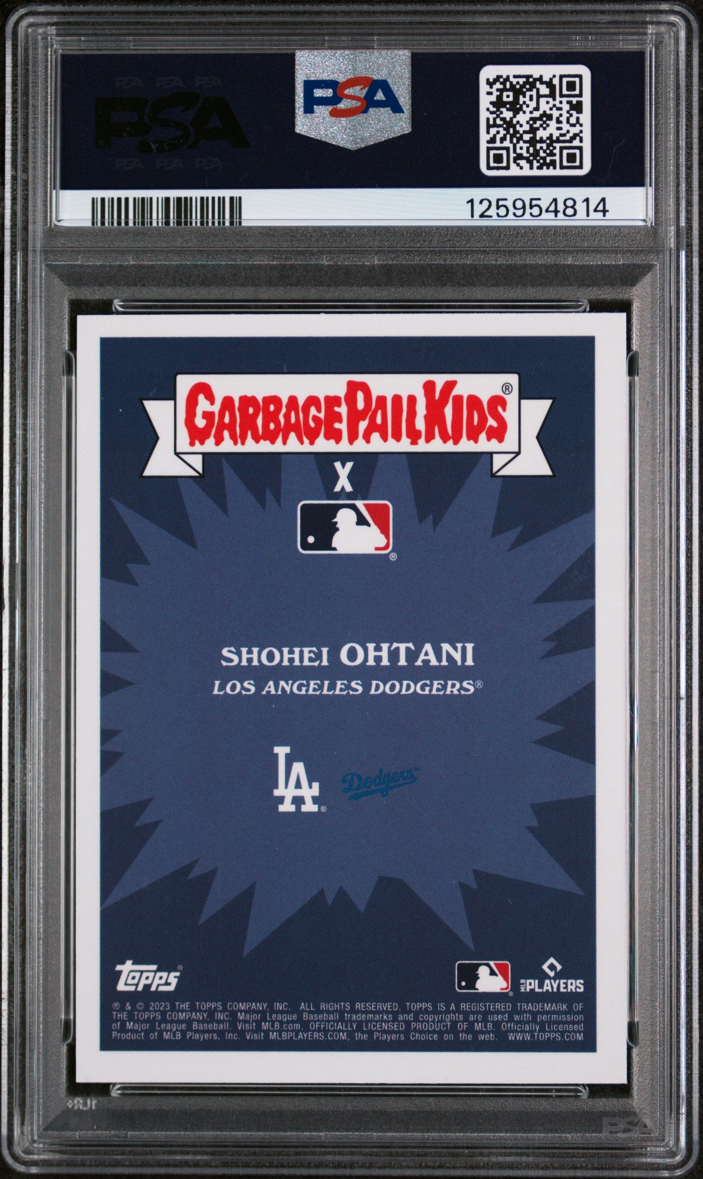 2023 Topps Garbage Pail Kids X MLB Series 3 Other Half Ohtani #11B PSA 9