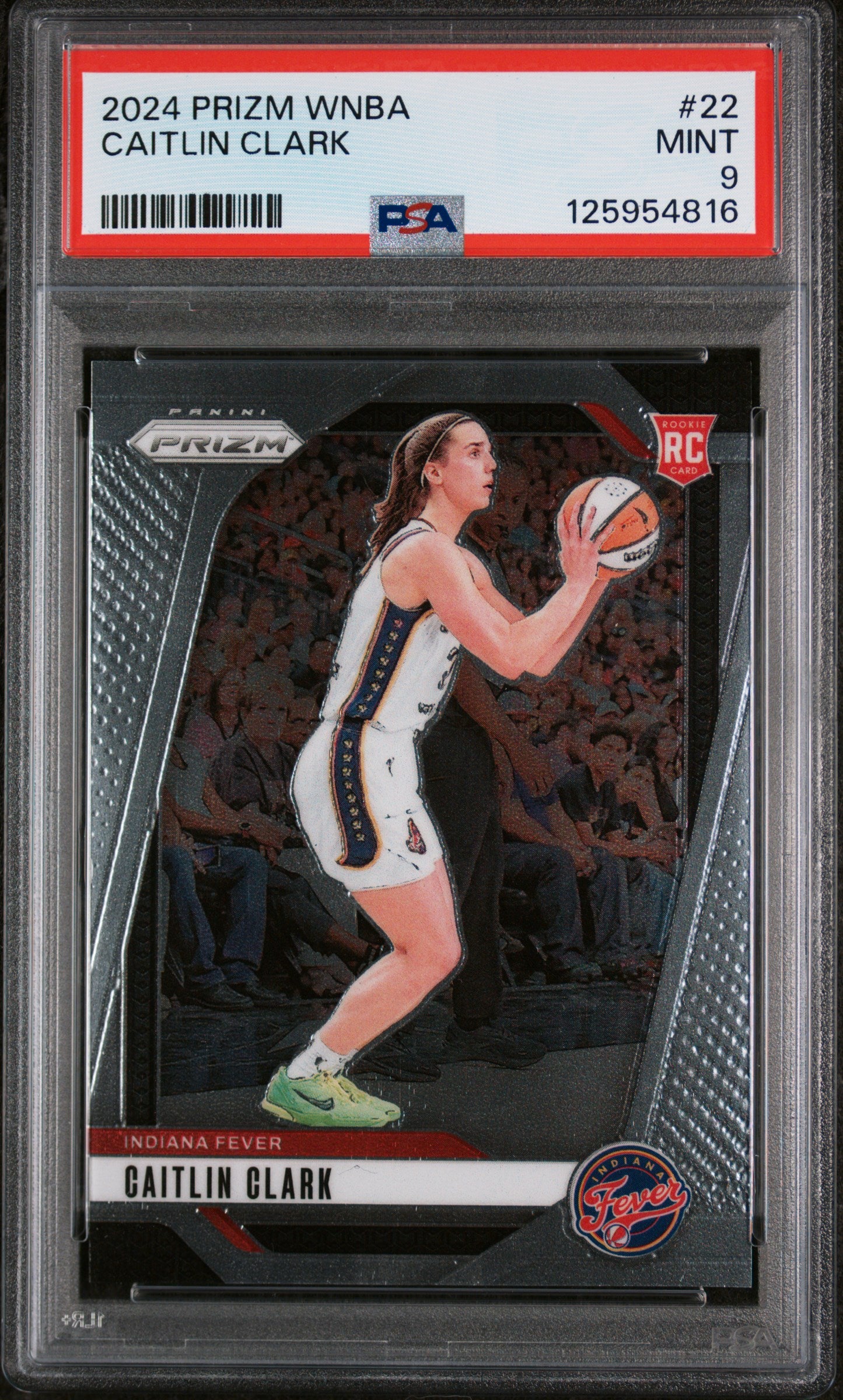 2024 Panini Prizm WNBA Caitlin Clark #22 PSA 9