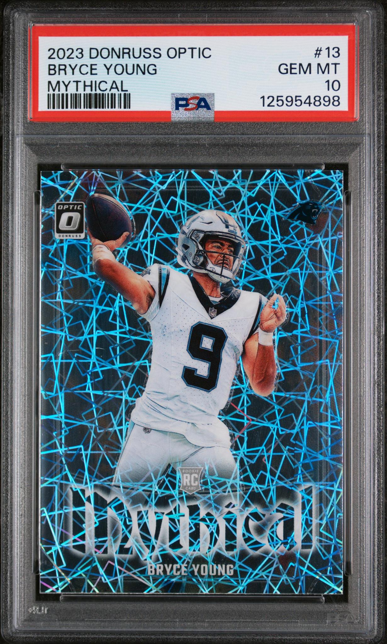 2023 Panini Donruss Optic Mythical Bryce Young #13 PSA 10