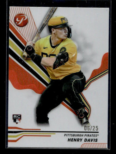 2024 Topps Pristine Henry Davis #196 RC /25