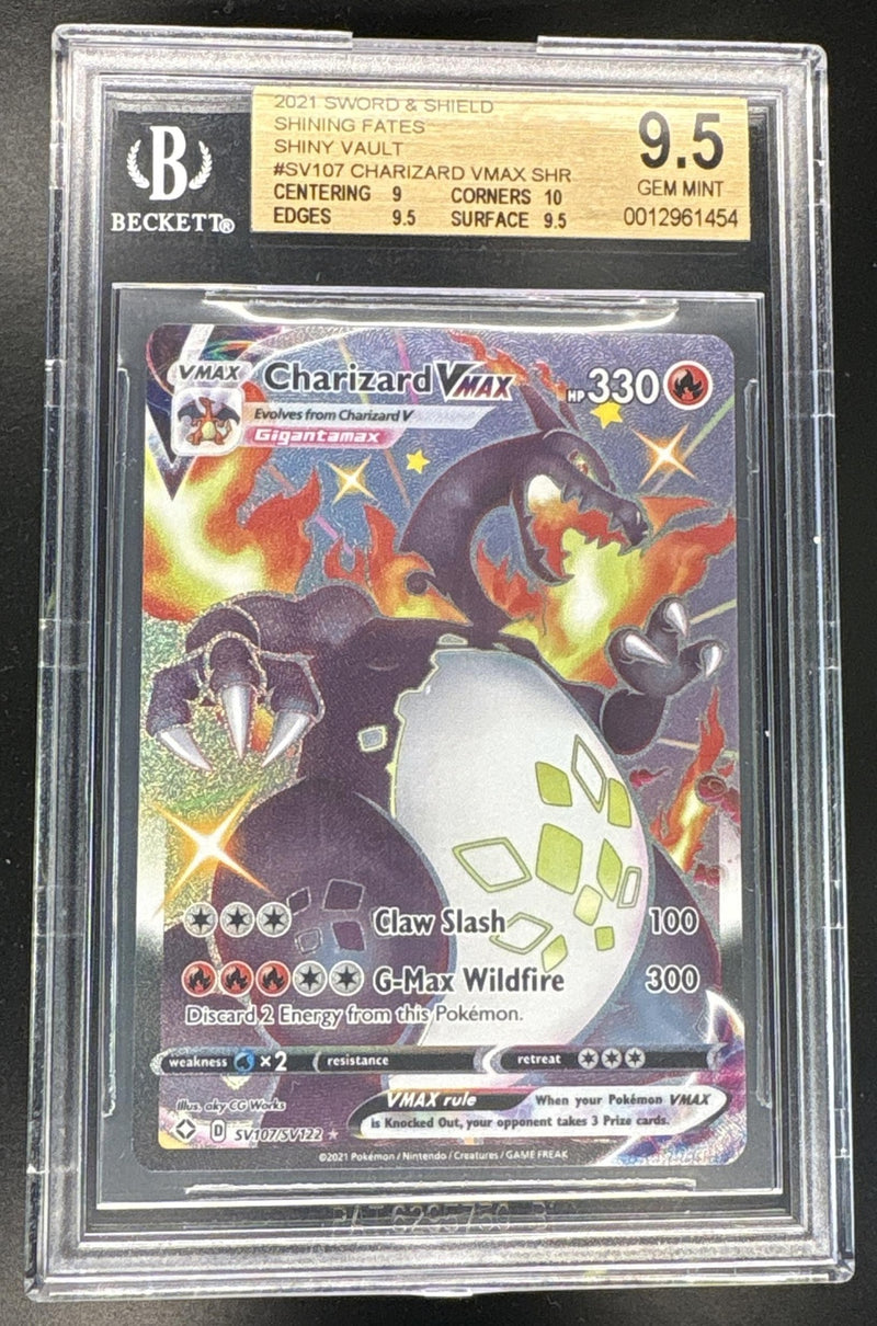 2021 Pokemon SV107 Charizard BGS 9.5