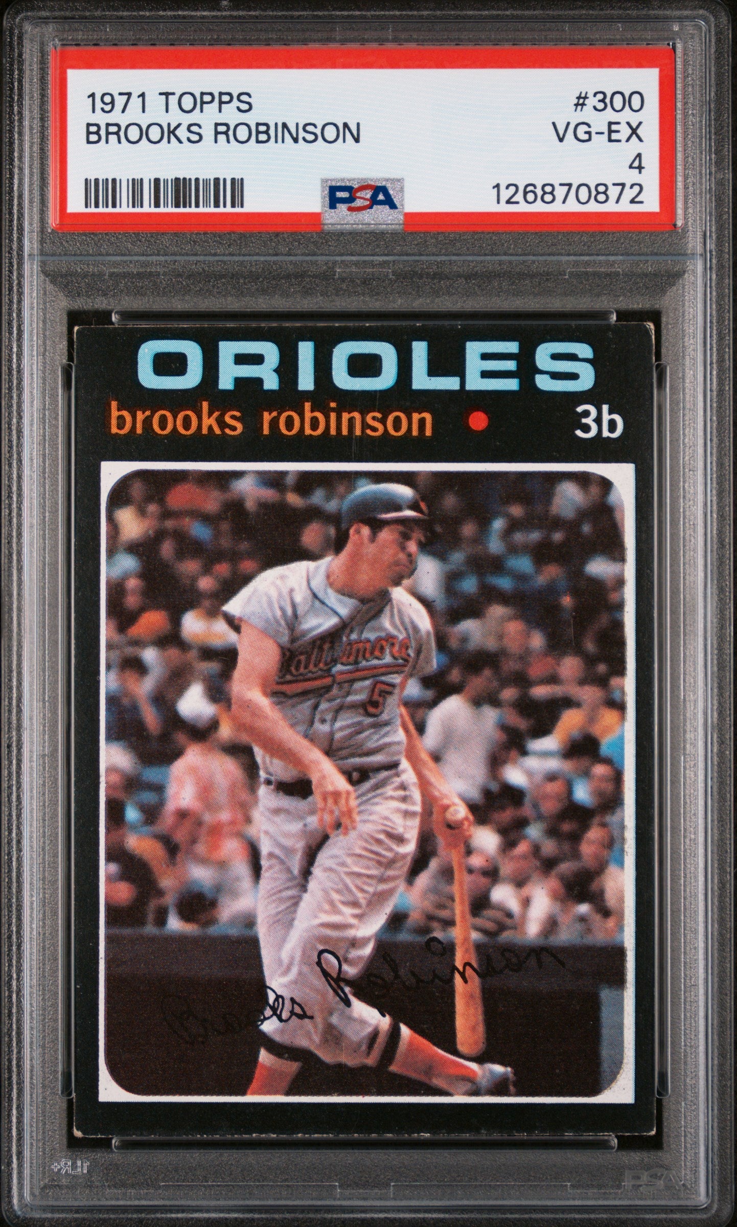 1971 Topps Brooks Robinson #300 PSA 4