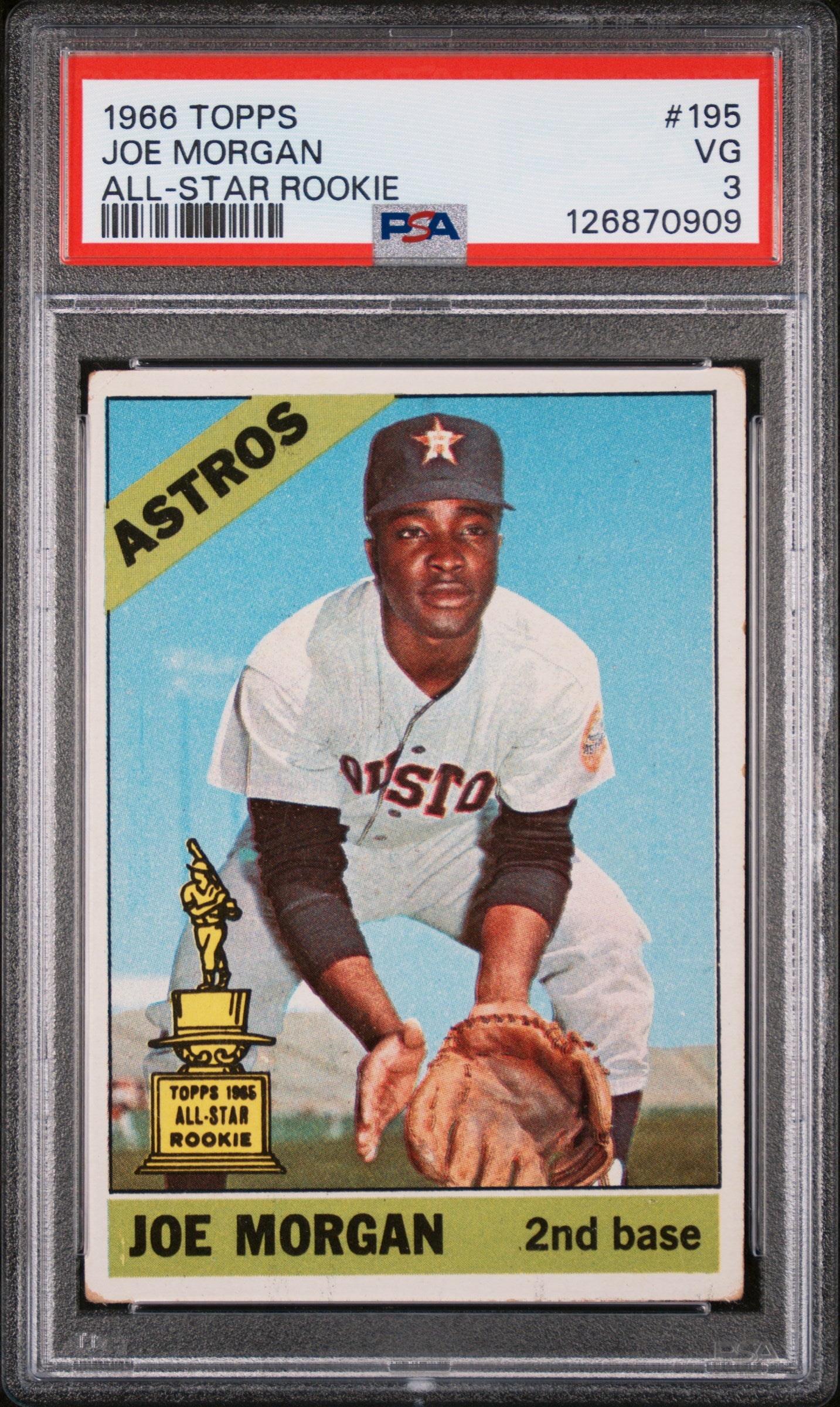 1966 Topps Joe Morgan #195 PSA 3